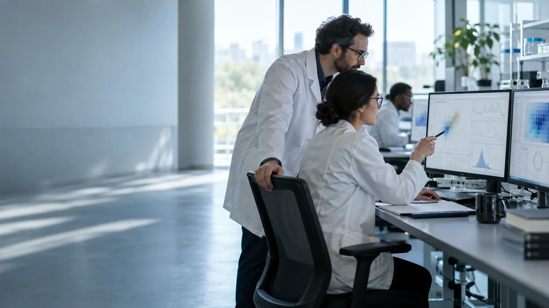 Équipe travaillant sur le service Data science & machine learning